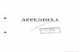 APPENDIX 1 For inspection purposes only. Consent of ...