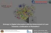 Entropy in Digital Information and the Enforcement of Law ...