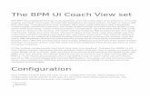 The BPM UI Coach View set