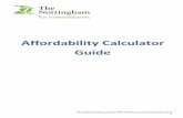 Affordability Calculator Guide