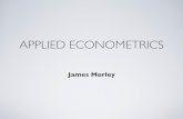 APPLIED ECONOMETRICS - Economics | Business School