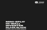 Catálogo Hi-Wall Inverter Glass Black