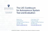 The LVC Continuum for Test and Evaluation