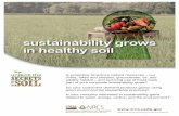 sustainability grows in healthy soil
