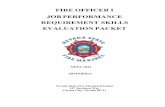 FIRE OFFICER I JOB PERFORMANCE REQUIREMENT SKILLS ...