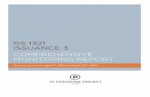 GS 1321 ISSUANCE 3 COMPREHENSIVE MONITORING REPORT