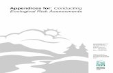 Appendices for: Conducting Ecological Risk Assessments