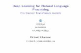 Deep Learning for Natural Language Processing Pre-trained ...