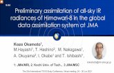 9.04 Preliminary assimilation of all-sky IR radiances of ...
