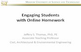 Engaging Students with Online Homework
