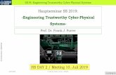 Engineering Trustworthy Cyber-Physical Systems»