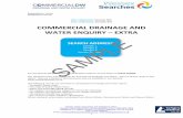COMMERCIAL DRAINAGE AND WATER ENQUIRY EXTRA