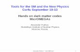 Tools for the SM and the New Physics Corfu September 10-13 ...
