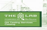 QA Testing Services Catalog