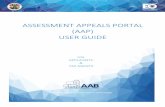 Assessment appeals PORTAL (AAP)