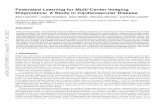 Federated Learning for Multi-Center Imaging Diagnostics: A ...