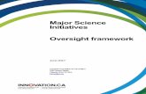 Major Science Initiatives Oversight framework January 2015