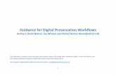 Guidance for Digital Preservation Workflows