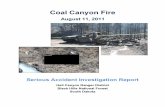 Coal Canyon Fire: Serious Accident Investigation Report