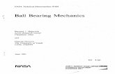 Ball Bearing Mechanics - NASA