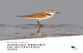 BirdLife Cyprus ANNUAL REPORT OF ACTIVITIES 2019