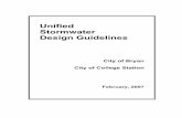 Unified Stormwater Design Guidelines