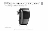 Heritage Hair Clipper - Remington, Europe