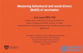 Measuring behavioural and social drivers (BeSD) of vaccination