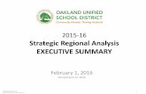 2015-16 Strategic Regional Analysis