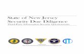 Security Due Diligence - Government of New Jersey