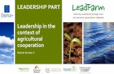 LEADERSHIP PART Leadership in the context of agricultural ...