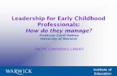 Leadership for Early Childhood Professionals