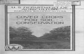 COVER CROPS -rOR SOIL' ' CONSERVATION