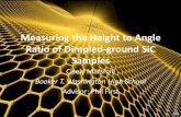 Measuring the Height to Angle Ratio of Dimpled-ground SiC ...