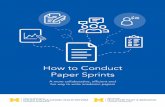 How to Conduct Paper Sprints - UAB