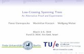 Low-Crossing Spanning Trees - GitHub Pages