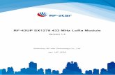 RF-43UP SX1278 433 MHz LoRa Module