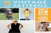 11 Free Vintage Patterns: How to Sew Retro-Inspired ...