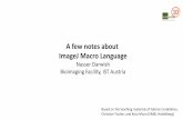 A few notes about ImageJ Macro Language