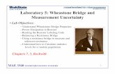 Laboratory 5: Wheastone Bridge and Measurement Uncertainty