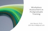 Workplace Assessment in Postgraduate Training