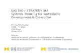 EAS 550 / STRATEGY 566 Systems Thinking for Sustainable ...