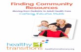 Finding Community Resources - Healthy Transitions