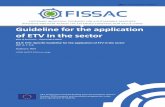 FISSAC D3.9 ETV Specific Guideline for the application of ...