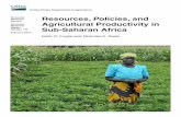 Resources, Policies, and Agricultural Productivity in Sub ...