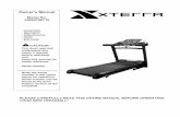 Owner’s Manual - Xterra Fitness