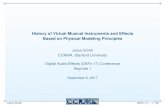 History of Virtual Musical Instruments and Effects Based ...