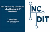 State Cybersecurity Requirements & Considerations for IT ...