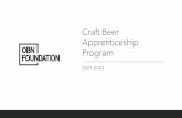 Craft Beer Apprenticeship Program