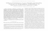 Effect of Turbulence Layer Height and Satellite Altitude ...